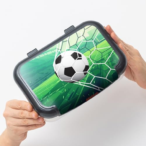 Image of ZIPIT Recycled Plastic Pencil Box for Boys, 2-Compartment Case, Soccer