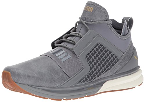 PUMA Puma Men's Ignite Limitless Sneaker, Quiet Shade-Gold, 7 M US