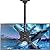 MOUNTUP Ceiling TV Mount for Most 24''- 65'' TVs, Hanging TV Ceiling Mount for 32 43 50 55 60 65 inch Screen, Full Motion Height Adjustable Bracket, Holds up to 99lbs, Max VESA 400x400mm, MU0039
