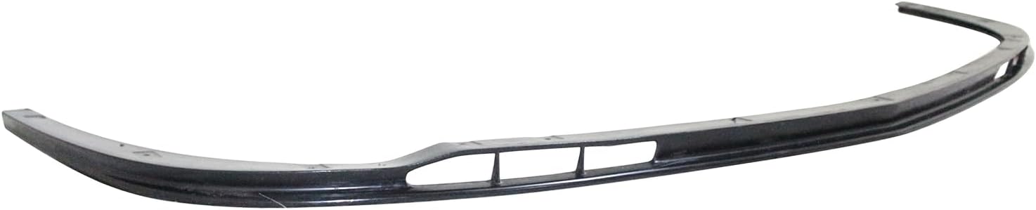 FREEMOTOR802 Front Bumper Lip Splitter Compatible with 2005-2013 Chevrolet Corvette C6 (Not Base Trim), OEM Style Unpainted Black PU 1PC Air Dam Chin Spoiler Front Lower Lip Spoiler Valance Guard