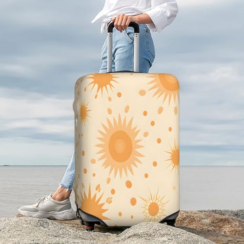 Cartoon Sun Luggage Cover Suitcase Cover Protector Travel Suitcase Cover4