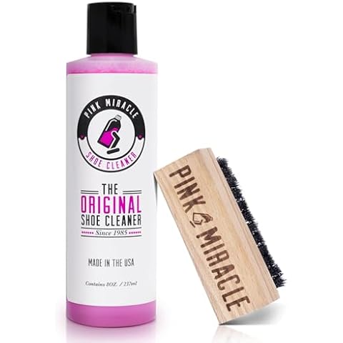 Pink Miracle Shoe Cleaner Kit 8oz Bottle Cover
