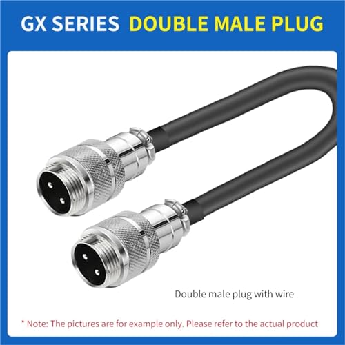 Conector de aviación GX16 con cable y pines miniatura 2