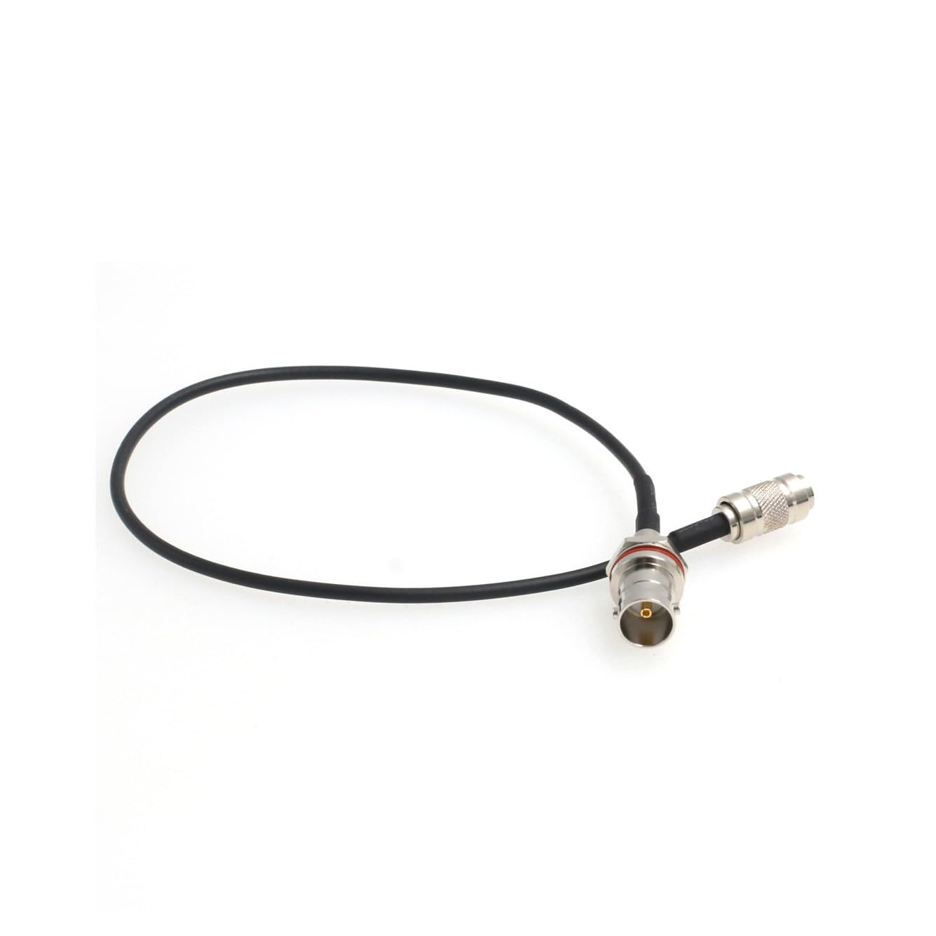 HangTon DIN 1.0/2.3 auf BNC 3G SDI Kabel für Blackmagic Kamera Video Assist Monitor Hyperdeck Shuttle 75 Ohm (1 m, rechtwinkliger DIN 1.0/2.3 auf BNC RG179