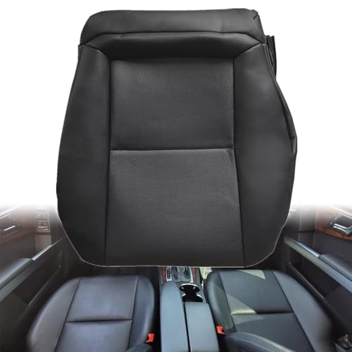 GXARTS Driver Side Bottom Replacement Perforated Leather Seat Cover Black Fit for Mercedes Benz GLK 250 350 Sport 2008 2009 2010 2011 2012 2013 2014 2015 Fit for Mercedes Benz C250 C300 C350 2008-2014