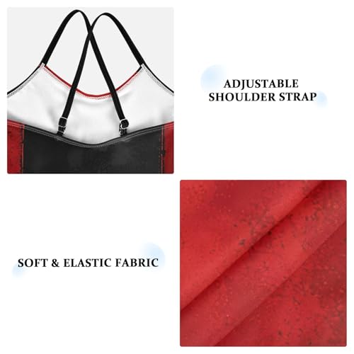 senya Girls Swimsuits Dark Red-Black Checker One-Piece Swimwear Quick Dry Girls Bathing Suits for 3 Years Old3