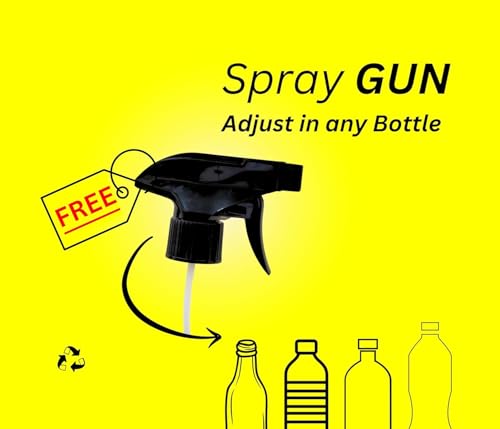 Image of Chipku Pure Cold Pressed Water Soluble Neem Oil 5Ltr With Free Spray Gun Concentrate For Plants & Garden For Indoor And Outdoor Removes Aphids Fungus Thriphs Mildew For Making 1000 Neem Spray Bottles