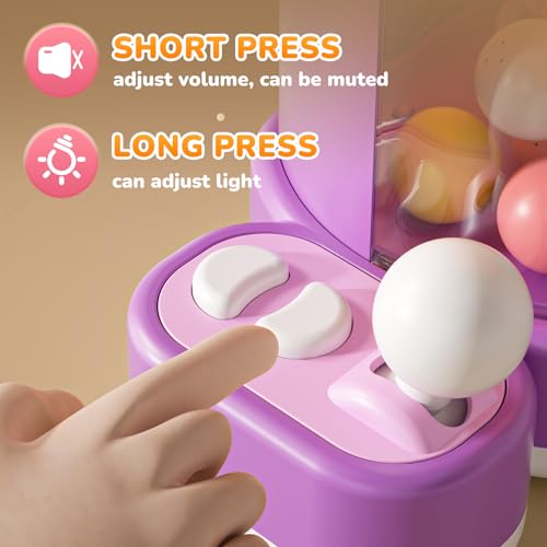 Skirfy Unicorns Mini Vending Machines Kids Toys Mini Claws Machines Gumball Prize Machines Maker Game Claws Machines Game Sensory Toys Dolls Gifts