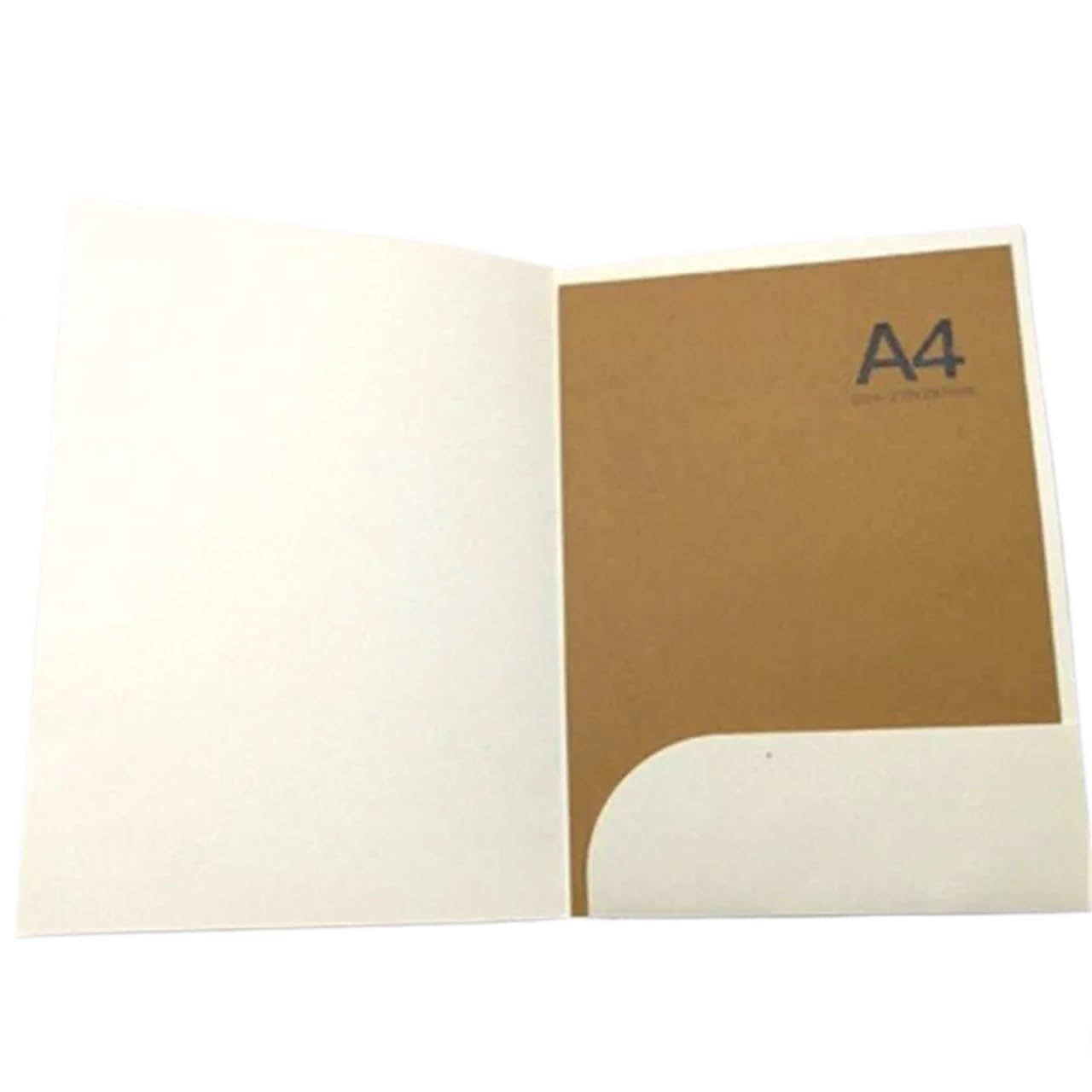 Ordner Für Noten 10 Stück Kraftpapier-Aktenordner im A4-Format, Präsentationsordner for Noten, Büro, Quittungen, Rechnungen, Berichtsprojekte Für Musikpartitur，File(1 Pocket-White)