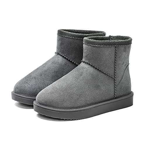 DKSUKO Kid 's Classic Waterproof Snow Boots Toddler Winter Boots