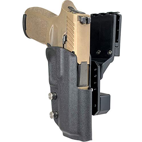Black Scorpion Outdoor Gear Pro Competition Holster fits Sig Sauer P320 M18 XCompact RXP Compact Nitro Compact XCarry | 3Gun IPSC USPSA Approved (Black)