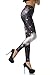 Sunzel Women's Galaxy Space Print Leggings Pant Stretch Tights Clouds Black Galaxy