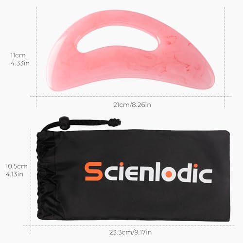 Scienlodic SC-PLASTICGUASHABOARD-PURPLE Gua Sha Massage Tool thumb #5