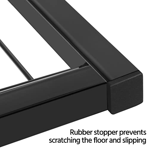 Yaheetech 6 eckig Welpenauslauf, Tierlaufstall 80cm hoch, Laufgitter welpenlaufstall mit Tür, Freigehege für Hund, Flexibel und faltbar