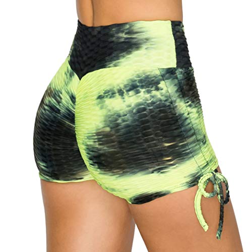 Image of ALWAYS Women's Honeycomb Compression Shorts - High Waist Slimming Butt Lift Textured Workout Shorts