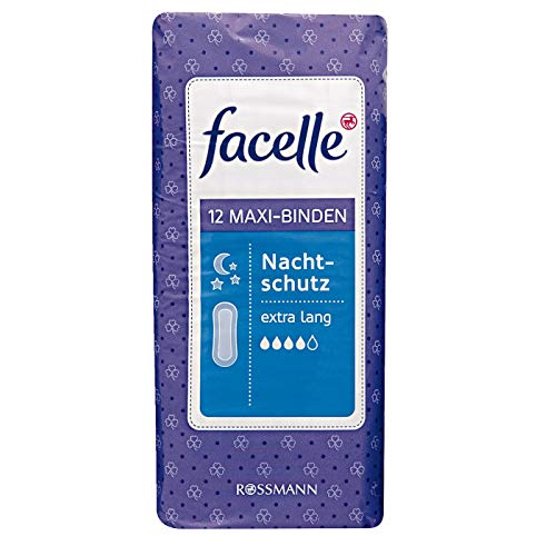 facelle Maxi-Binden Nachtschutz extra lang weiß,1 x 12 Stück Cover