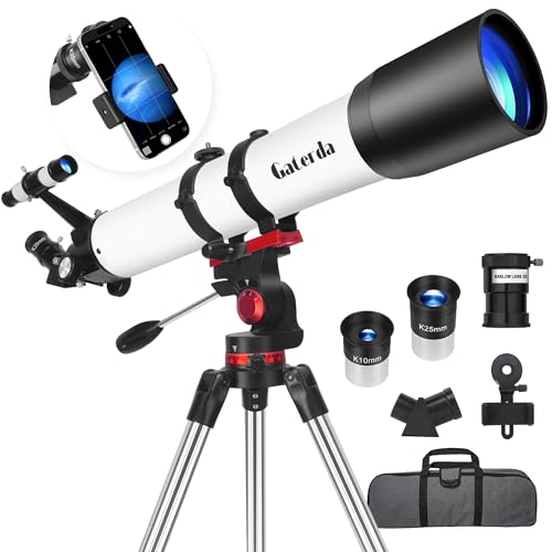 Telescope, Telescope for Adults High Powered - 90mm Aperture 700mm Refractor Telescopes for...