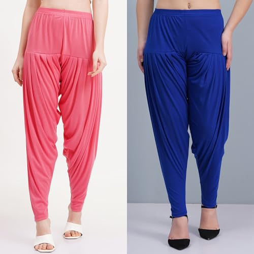 Image of Buy That Trendz Patiala Salwar for Women Relaxed Fit Viscose Patiyala Salwar Harem Bottom Pants