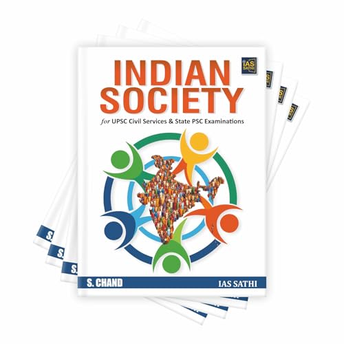 Image of Indian Society For UPSC Civil Services CSE & State PSC Examinations IAS Prelims & Mains 2024 - 2025 | English | Indian Society UPSC Exam Book | up-to-date with 10 Years Previous Question papers
