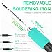 Zylany Wireless Soldering Iron Kit Heats up in 8 Seconds, Includes 3 Different Iron Tips for Different tasks, Type C Port Charging while in Use, Suitable for DIY & Repairs