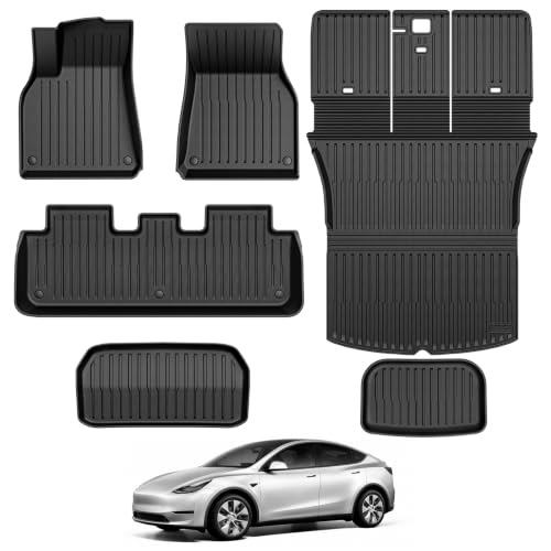 Image of Floor Mats for 2021-2024 Tesla Model Y 5-Seat Accessories