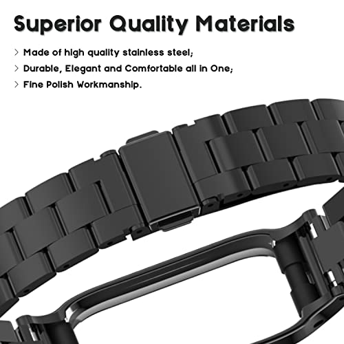 Correa metálica para Fitbit Luxe/Luxe SE acero inoxidable miniatura 3