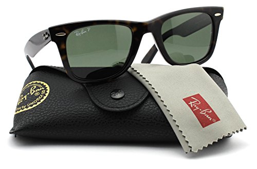 Ray-Ban RB2140 902/58 Wayfarer Dark Havana Frame / Green Polarized Lens 50mm2