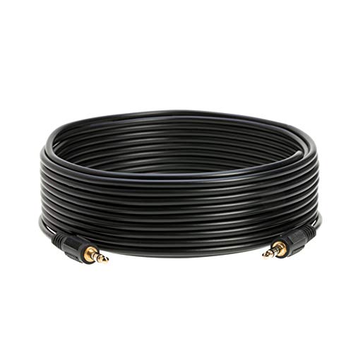 Cable Estéreo Auxiliar 3.5mm Macho a Macho 7.62 m miniatura 3