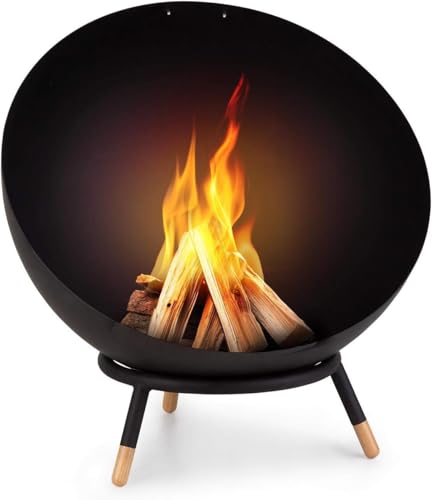 Blumfeldt Outdoor Feuerstelle mit 3-Beinbein Standfuß, Kippbare...