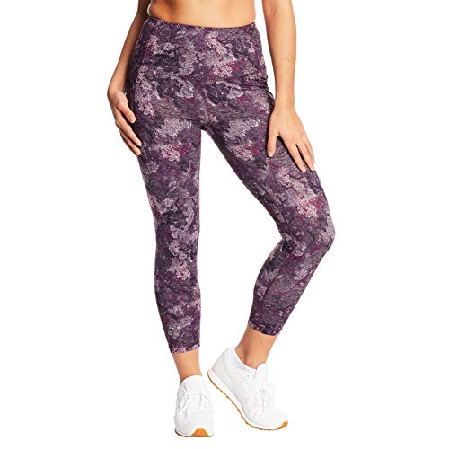 Image of C9 Champion Women's High Waist Cropped Legging, Volcano Moss/Craft Purple, S