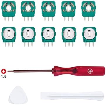 Mcbazel 10Pcs 2K3 Ohm Potentiometer Replacement for PS5 Controller, Trimmer Potentiometer Sensor Module Sensor + Joystick Repair Tool Kit, PS5 Controller Replacement Parts