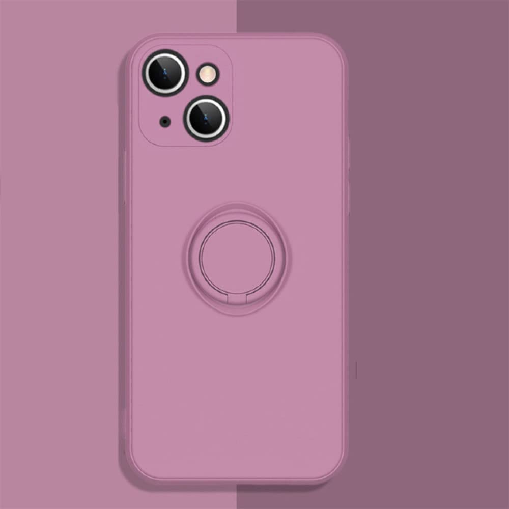 Coque iPhone 7 avec anneau support silicone liquide pour vidéo - 7