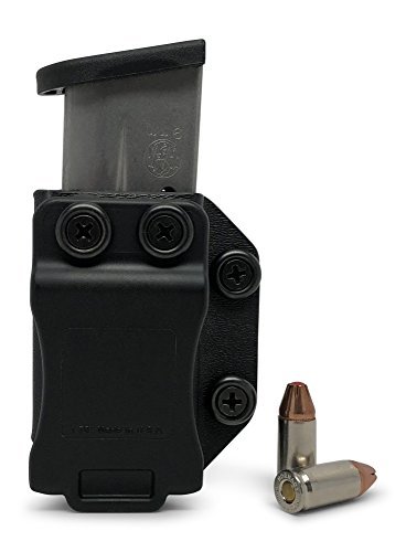 Concealment Express Single IWB/OWB KYDEX Magazine Holster/Mag Carrier: fits S&W M&P Shield 9/40 - Adjustable Retention - US Made