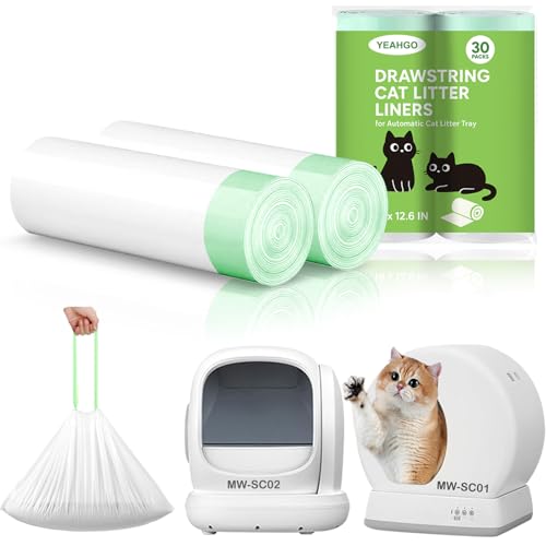 Automatic Cat Litter Box Liners Bags Compatible with MeoWant-SC01 &