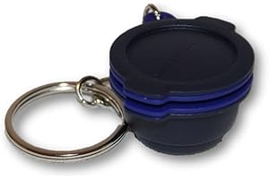 Tupperware Keychain Smart Steamer Cooker Mini Pill Case Gadget Blue