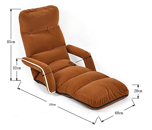 Llly Foldable Soft Suede Recliner Chaise Lounge Chairs For Living Room Sofas And Armchairs Floor Lounger Adjustable #TOP1