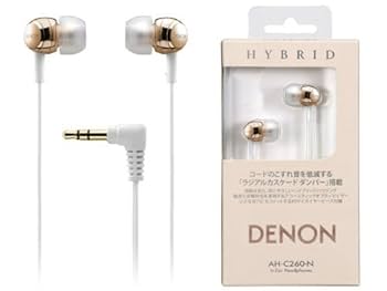 DENON インナーイヤーヘッドホン ゴールド AH-C260-N wgteh8f Amazon.co.jp: Denon インナーイヤーヘッドホン ゴールド AH