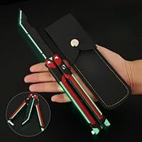 Amazon.co.jp: Hidrrdc バタフライナイフ 練習用 長さ25cmです