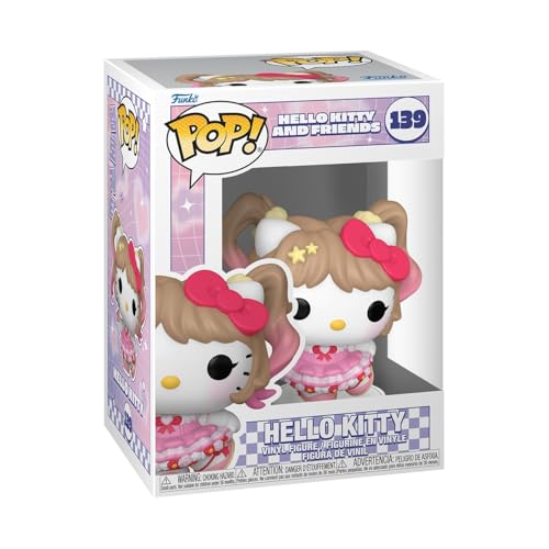 Funko Pop! Sanrio: Hello Kitty - K-Pop - Figura de Vinilo Coleccionable - Idea de Regalo - Mercancía Oficial - Juguetes para niños y Adultos - Figura Modelo para coleccionistas y exhibición