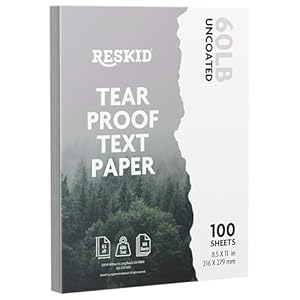 Reskid Reißfestes Kopierpapier 100 Blatt