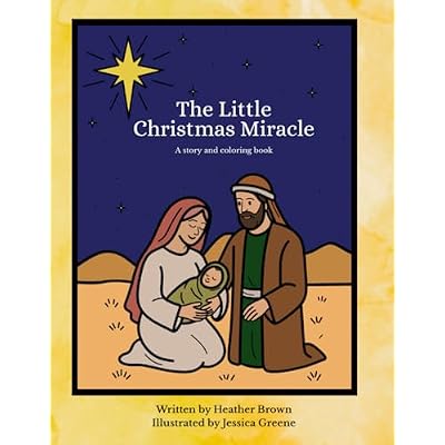 The Little Christmas Miracle story and coloring book