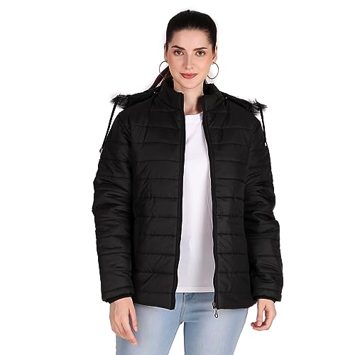 Image of Full Sleeve Solid Women Puffer Jacket