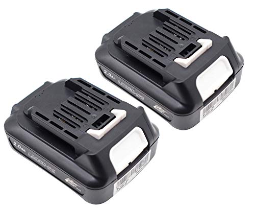J-Conel® 2pcs BL1021B Battery 12V 2.0Ah Replacement for Makita BL1021B BL1016 BL1041B 197339-1 197406-2 BL1040 BL1040B BL1015B