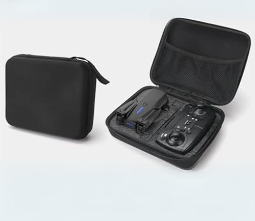 Drone E88 Pro 4K HD Câmera Dupla WiFi FPV Dobrável com Controle Remoto, Bolsa de Transporte – Preto