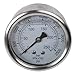 Gettimore Manometer für Hochdruckreiniger 0-6000 PSI, Edelstahl Dual-Skala 0-3500/0-10000 PSI mit Glycerinfüllung, für M14-Anschluss, kompatibel mit Elektro- und Gasdruckreinigern