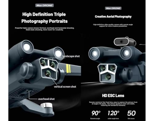 Image of BrUsHlEsS-fOlDaBlE-DrOnE-WiTh-hQ-WiFi-cAmErA-ReMoTe-cOnTrOl-fOr-kIdS-QuAdCoPtEr-wItH-GeStUrE-SeLfIe-fLiPs-bOuNcE-MoDe-aPp-oNe-kEy tAkE-OfF (M3)