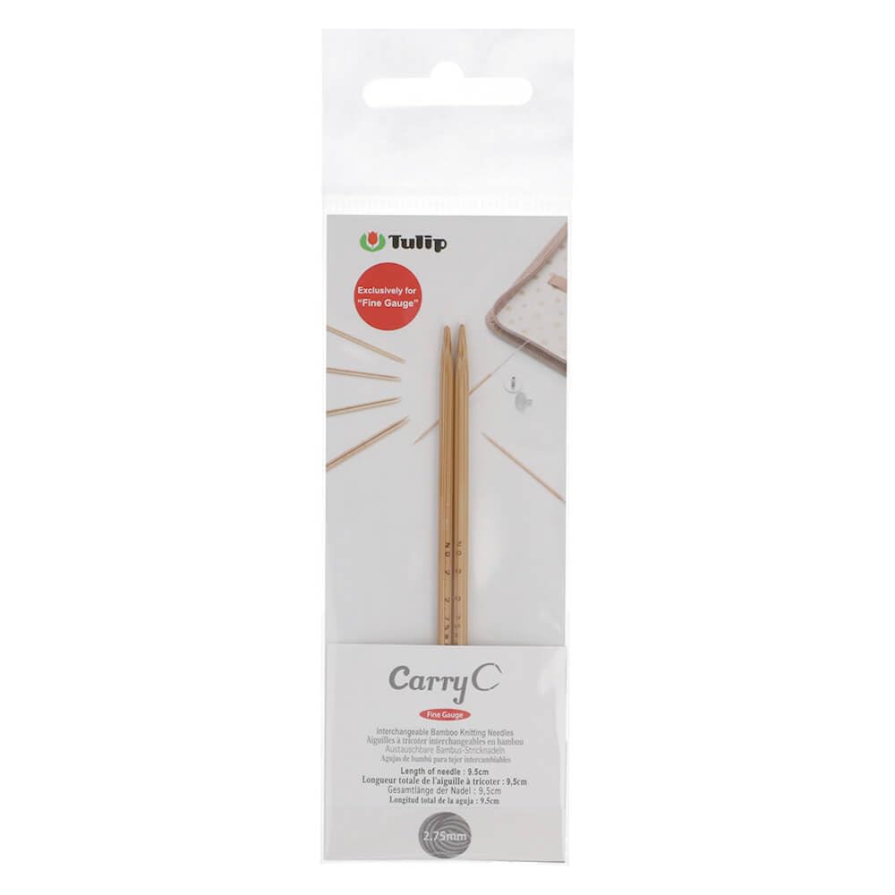 Tulip CarryC fine-Gauge Interchangeable Bamboo Needle tip 2.75 mm - 1 piece