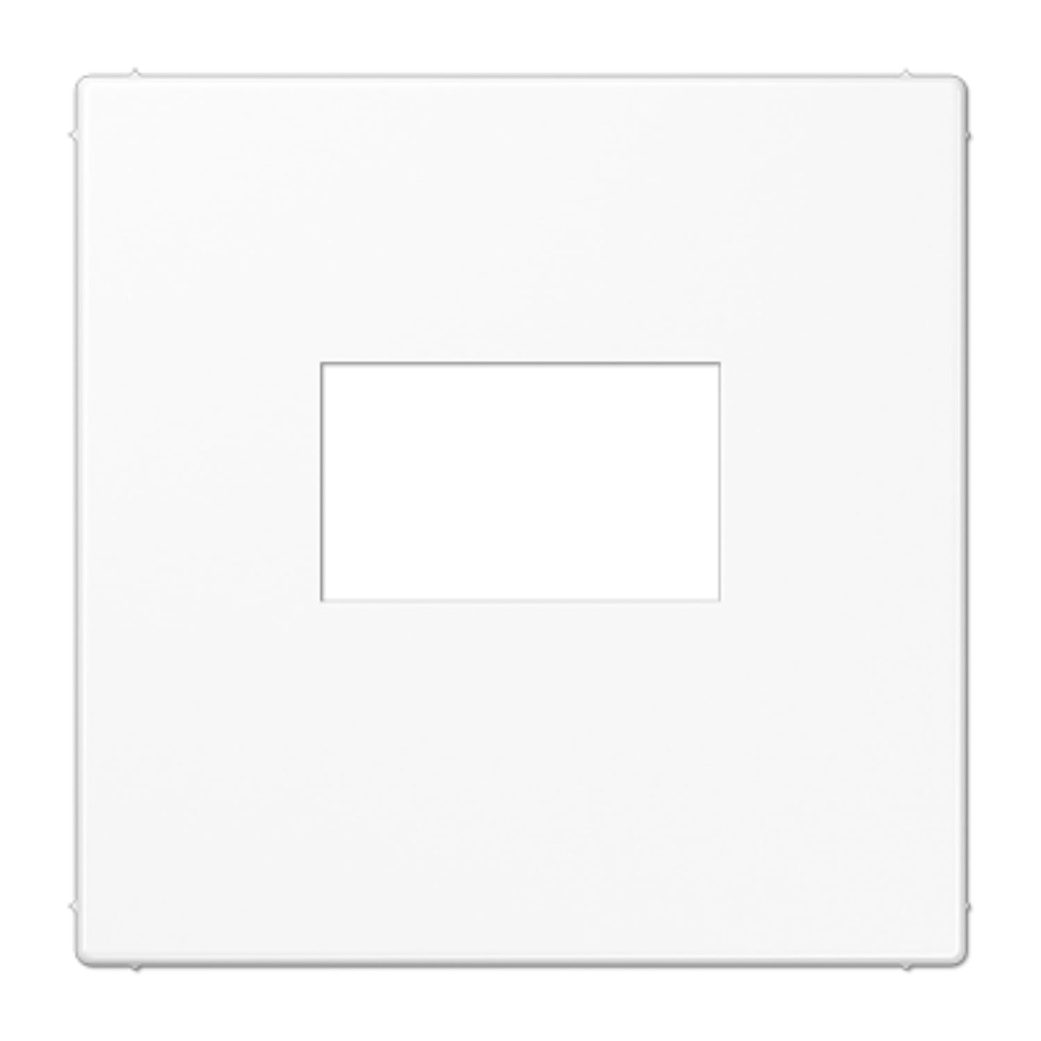 Placa toma USB LS, color blanco alpino (referencia: JUNG LS1969USBWW)