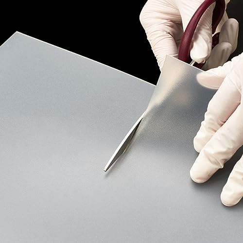 Paneles acrílicos satinados transparentes para pantallas de privacidad y diseño de bricolaje, láminas de plástico de 120 x 140 cm para vallas de ventanas y soluciones de cubierta