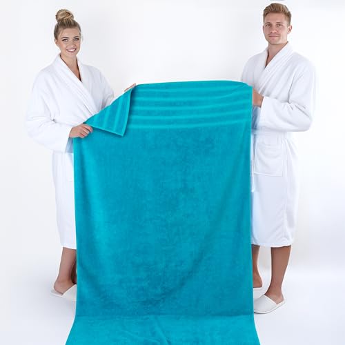 Image of American Soft Linen 100% Cotton Luxury Turkish Towels, 2PC 35x70 Bath Sheet | Soft Absorbent Quick Dry OEKO Tex Standard 100 Certificated Durable Machine Washable Breathable Premium Hotel Quality